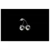 Kers - Luxueus - Metallic poster papier klein -3d