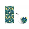 Bloemen - Bladeren - Citroenen - Blauw fotobehang vinyl groot 64 -3d
