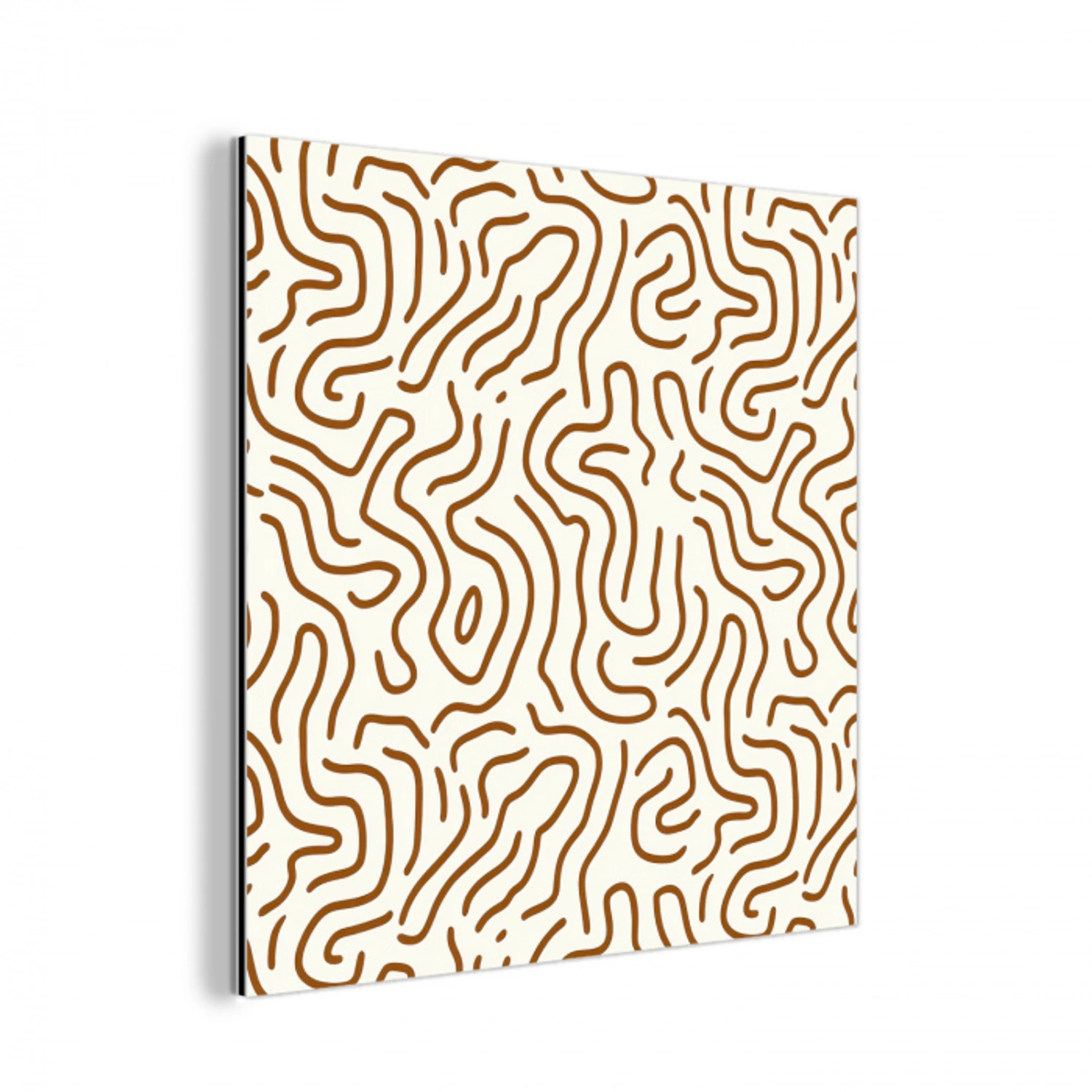 Minimalistisch - Patroon - Terracotta aluminium wit klein 46 -3d