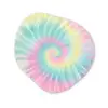 Pasteltinten - Tie dye - Roze Wandcirkel Organisch Forex 3mm klein -3d