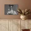 Vrouw - Pasta - Zonnebril PET vilt klein -sfeer4
