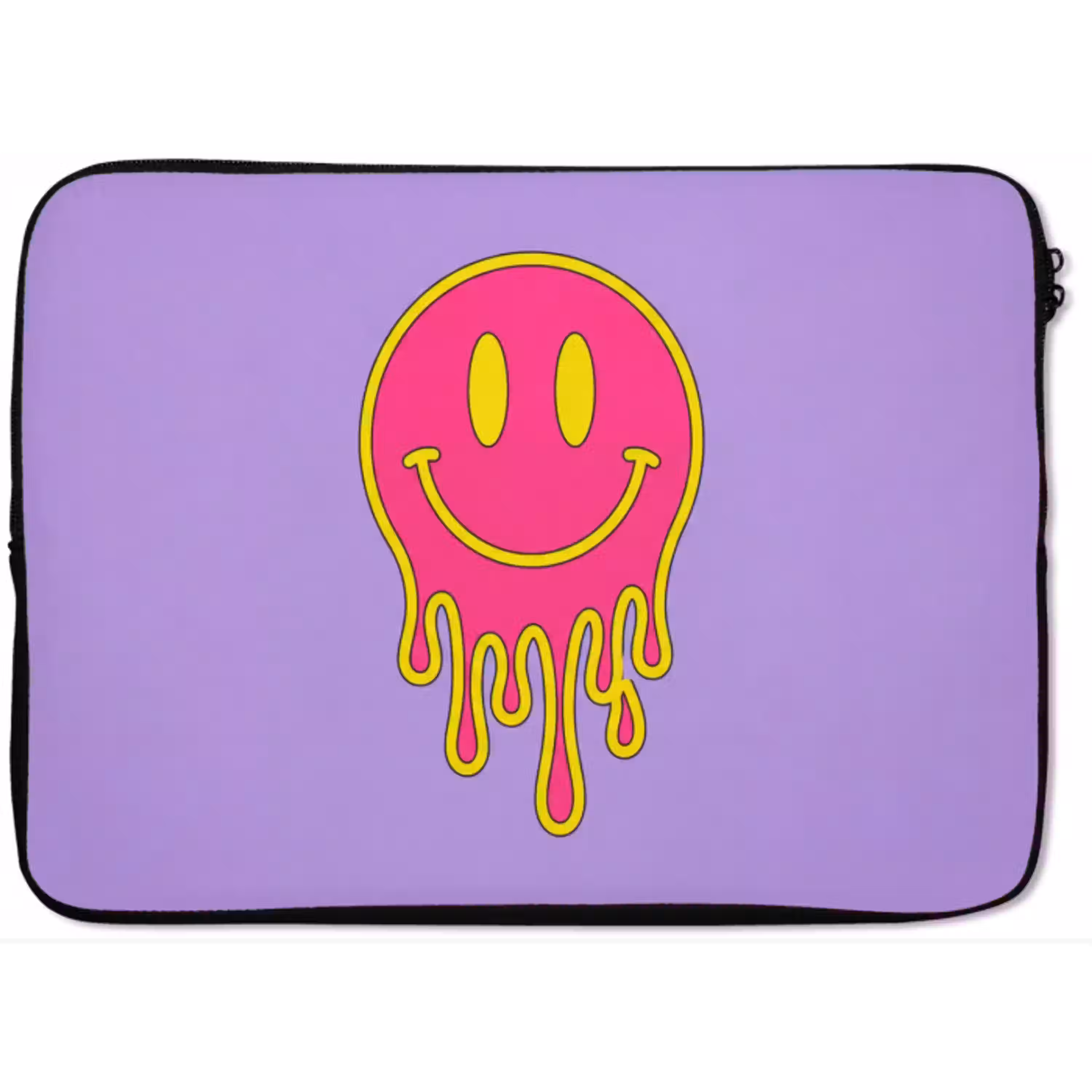 Smiley - Drip - Neon laptophoes neopreen klein -zkaufland3dotto