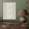 Vintage - Decoratie - Japandi - Wit PET vilt klein -sfeer2