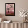Illustratie - Bloemen - Vlakken - Abstract fotolijst zwart zonder passe partout klein -sfeer5