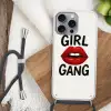 Lip - Girl - Rood - Letters Hoesje iPhone 16 Pro Max met koord klein -sfeer4