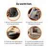 Camouflage - Patroon - Beige - Bruin Inductie beschermer vinyl 3mm klein 276 -zzzzzzz-td-werking
