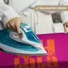 Oh la la - Roze - Oranje - Gestapelde letters Wandkleed katoen klein -sfeer9