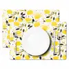 Citroenen - Geel - Wit - Stippen Placemat vinyl groot 368 -zzsfeer2_Kitchenyeah-website