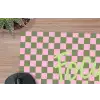 Focus - Vakken - Roze muismat rubber klein -closeup