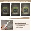 Bliksemschichten - Oranje - Dino - Patroon Light Box met kabel (Kinderlampje) klein -USP_dimbaarNL