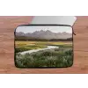 Berglandschap - Rivier - Bos laptophoes neopreen klein -tafel