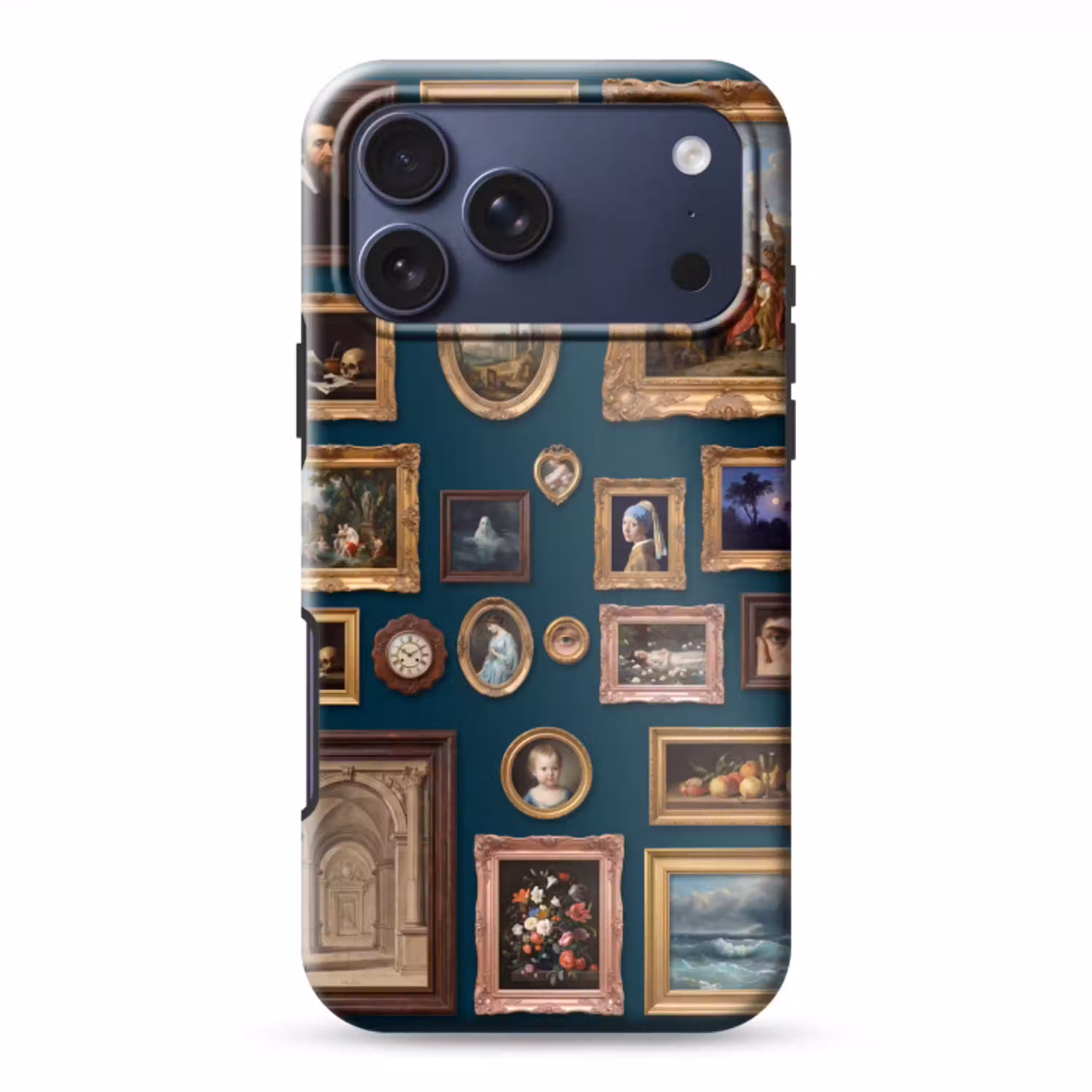 Kunst - Schilderijen - Decoratie - Klassiek - Groen Toughcase MagSafe Apple iPhone 17 Pro Max klein -3d