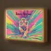 Tijger  - Wilde dieren - Kleurrijk - Verflook Light Box met batterij (Wandlamp kind) middel -z3d_website