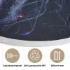 Tentakels - Kwal - Paars - Sprankeling Akoestische PET Vilt - Rond klein -closeup_NL