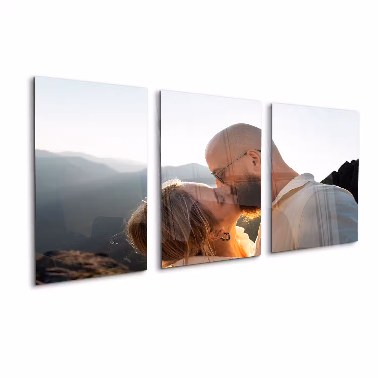 Plexiglas drieluik - 90x40 cm