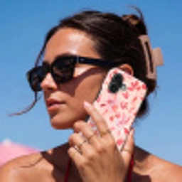 Botanisch - Bloemen - Rood Toughcase MagSafe Apple iPhone 17 klein 1017 -Sfeer2V