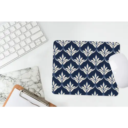 Modern - Ontwerp - Blauw muismat rubber klein 262 -witbureau