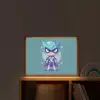 Superheld - Blauw - Jongens Light Box met batterij (Wandlamp kind) middel -sfeer1_kind
