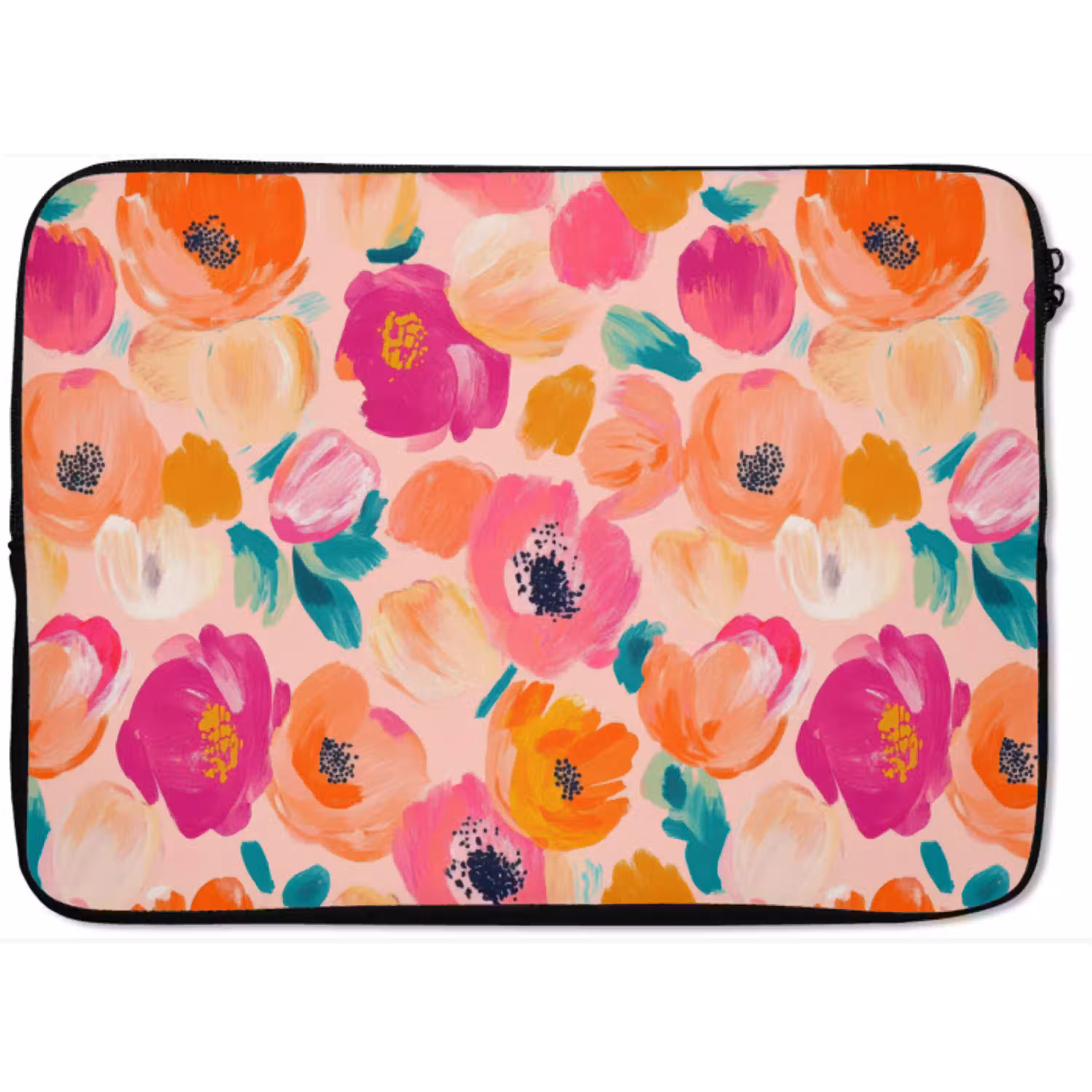 Bloesems - Vrolijk - Kleurrijk laptophoes neopreen klein 279 -zkaufland3dotto