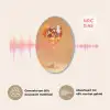 Drank - Oranje - Glitter - Disco Akoestische PET Vilt - Rond klein -USP_NL