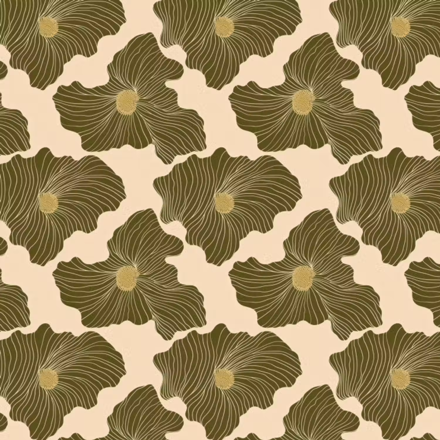 Behang - Modern - Abstract - Groen
