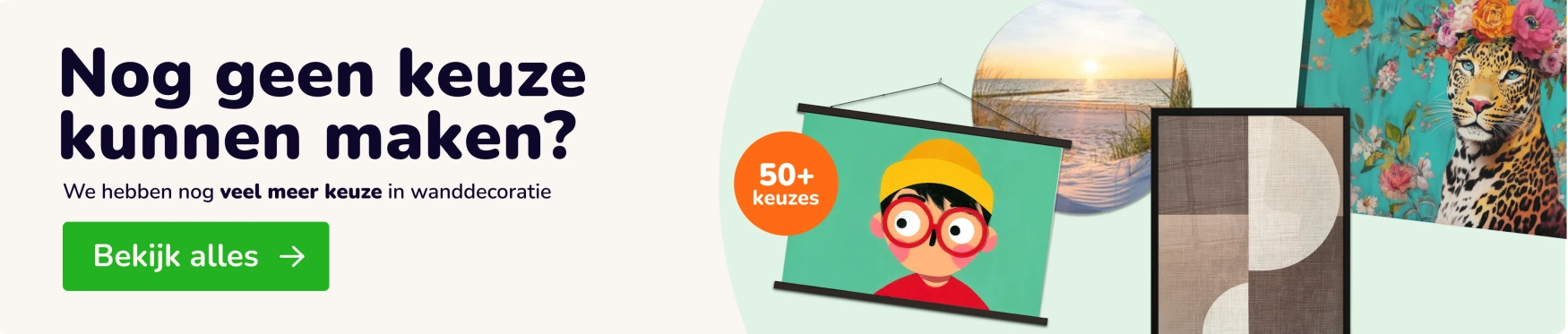 Nog geen keuze banner