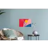 Bladeren - Zon - Abstracte vormen Muursticker klein -plant