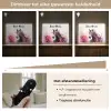 Paard - Dieren - Meisje - Roze Light Box met batterij (Wandlamp kind) middel -USP_dimbaarNL