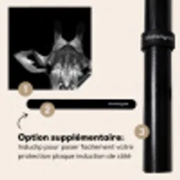 Portret van een Stille Waarnemer Inductie beschermer vinyl 3mm middel -zzzzzzz-induclip_FR