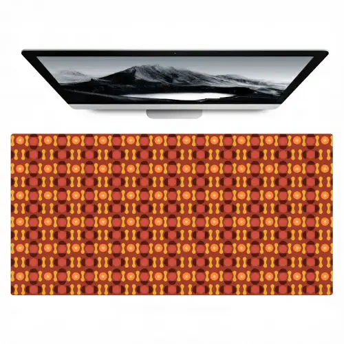 Retro - Disco - Hippie Muismat XXL klein 681 -zzz3d