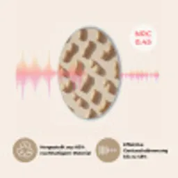 Pinda's - Patroon - Beige Akoestische PET Vilt - Rond klein -USP_DE