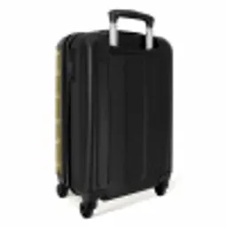 Libellen - Patroon - Groen NBS - Handbagage koffer - Volwassenen Unisex middel -achterkant