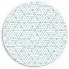 Patroon - Lijn - Design - Groen Wandcirkel plexiglas klein 852 -3d