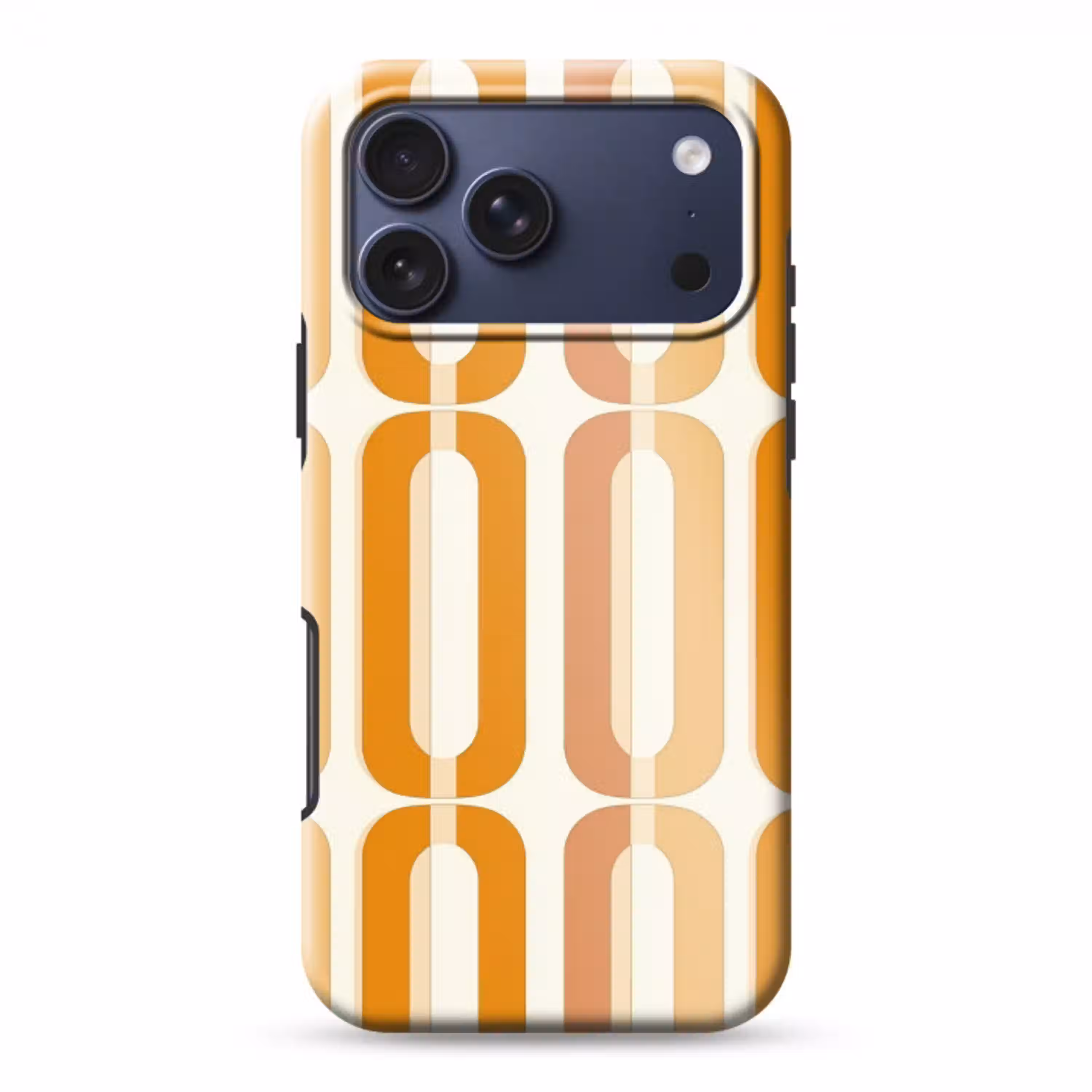 U-vorm - Retro - Oranje Toughcase MagSafe Apple iPhone 17 Pro Max klein 1019 -3d