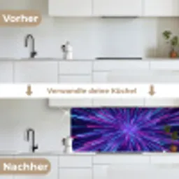 Dynamisch - Ruimte - Kleurrijk keuken achterwand 2 middel -voor-na_DE