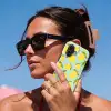 Citroenen patroon - Geel - Blauw - Patroon - Vruchten Toughcase MagSafe Apple iPhone 17 klein -Sfeer2V