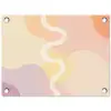 Golvende vormen - Abstract - pastel tuinposter los doek klein -3d