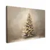 Kerst - kerstboom - Sneeuw - Art canvas 2cm klein -z3d
