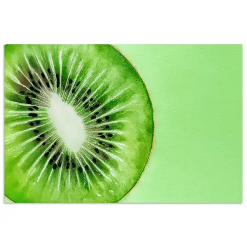 Kiwi - Groen - Fris poster papier klein -3d