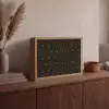 Goud - Illusie - Patroon Light Box met batterij (Wandlamp) middel 907 -sfeer2