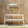 Schapen - Weidenlandschap - Heuvels Tuinposter op houten frame 2 cm dik klein -sfeer4