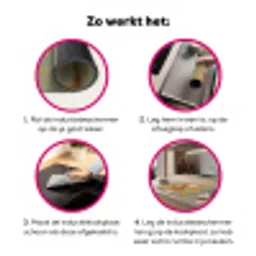 Goudvissen - Oranje - Vrouw - Blond Inductie beschermer vinyl 3mm klein -wsfeer9_website