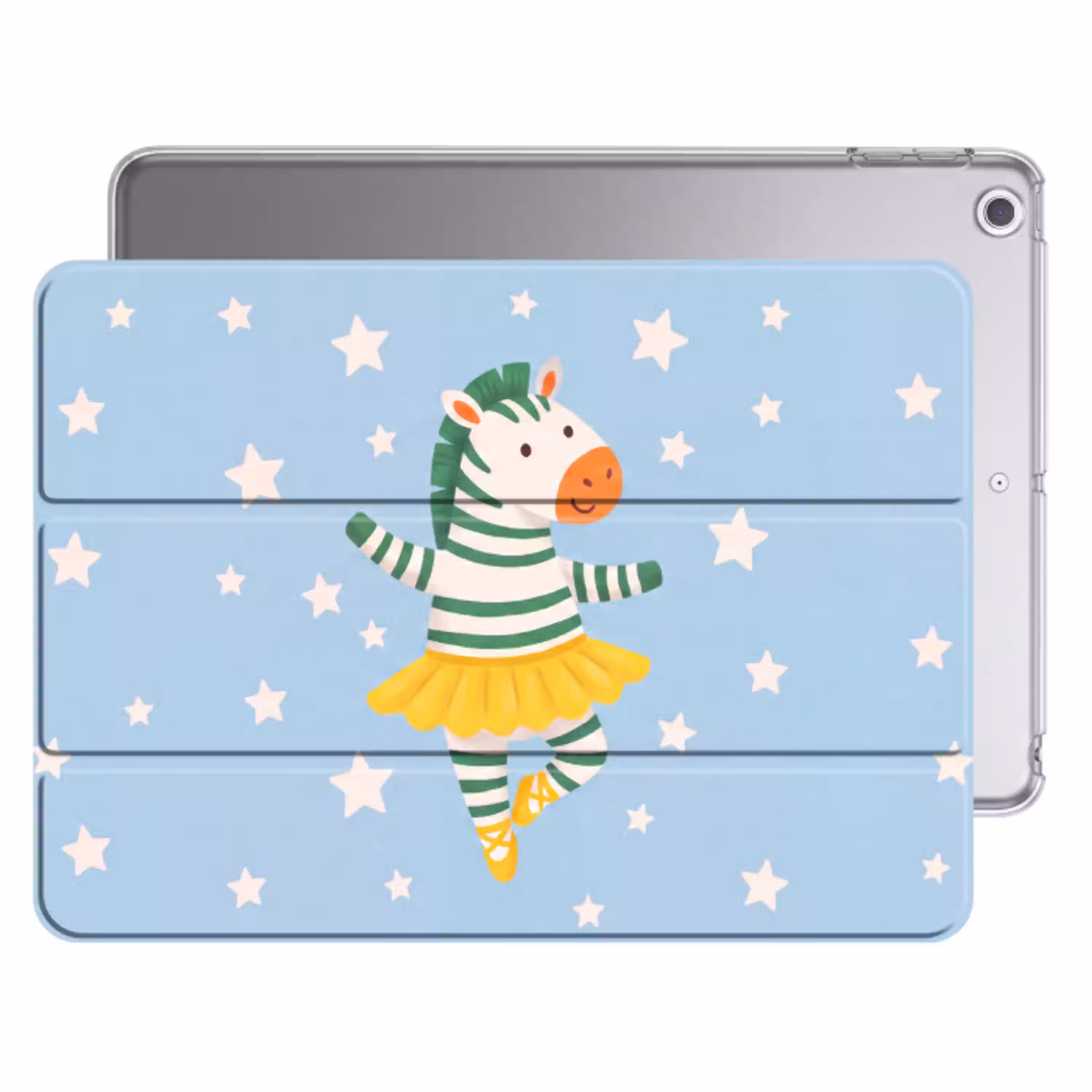 Dieren - Dans - Illustratie - Kinderkamer - Sterren Apple iPad 2017 middel -threedimensional_3d_global