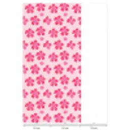 Hibiscus - Bloemen - Roze Behang Vinyl klein 1060 -USP_banen