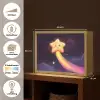 Ster - Gezichtje - Lichtgevend Light Box met batterij (Wandlamp kind) middel -USP_websiteoverzichtNL