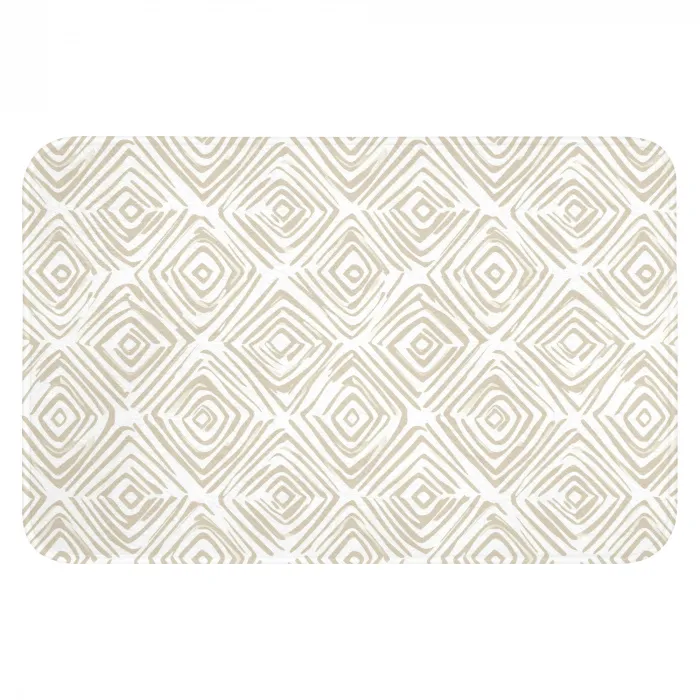 Abstract - Ruit - Beige WCmat klein 1009 -3d
