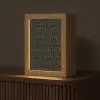 Zonnestraal - Zwart - Goud - Stippen Light Box met kabel (Tafellamp) klein 925 -z3d_website