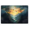Vogels - Zon - Bomen - Groen Placemat vinyl groot -zzsfeer1_Kitchenyeah-website