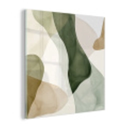 Japandi - Abstract - Groen plexiglas 5mm klein -z3d