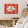 Ciao bella - Tekstwolk - Strepen - Oranje PET vilt klein -sfeer3